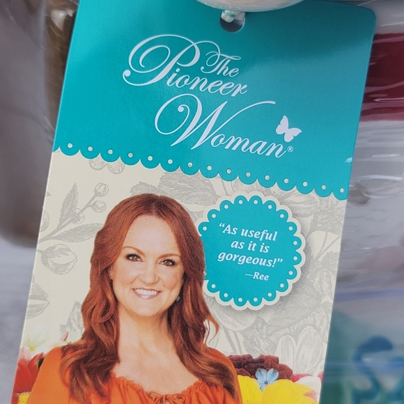 Pioneer Woman Ceramic Cowboy Charlie Turquoise Cookie Jar - Picture 13 of 17